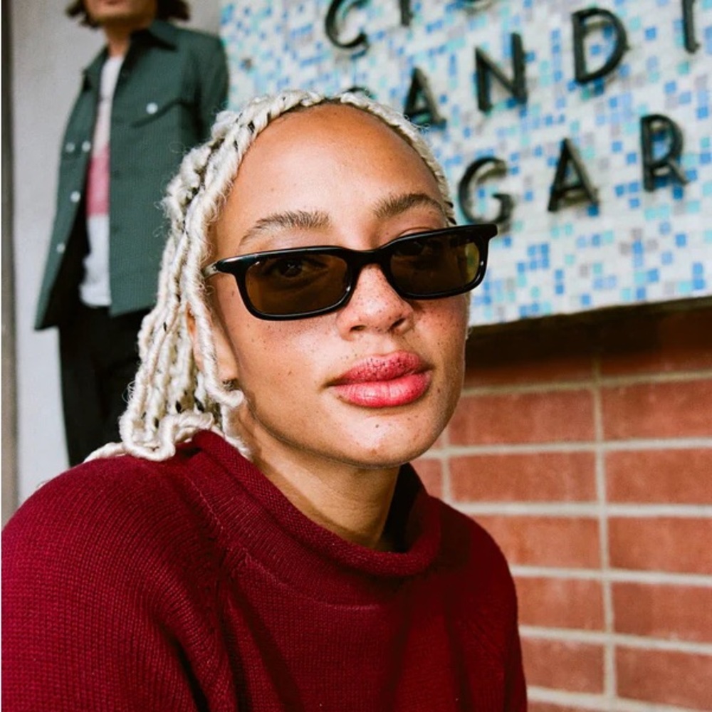 CRAP EYEWEAR “The Idle Daze” Sunglasses in Black Moondust Bio / Earth - Picture 3 of 6